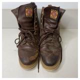 Justin Original Work Boots Axe 10" Wedge Tan