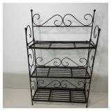 27x17 3-tier Wall Hanging Wrought Iron Scroll