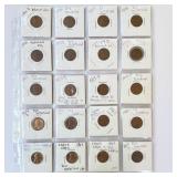 (20) Error Pennies 1926-1966