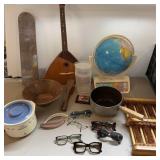 Table Lot- Sunglasses, Wood Bowl & Spoon, Rival