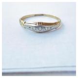 1G 14K Diamond Ring Size 6