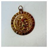 3.2G 14K Merry Christmas Charm/Pendant