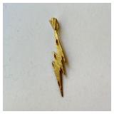5G 14K Lighting Bolt Pendant