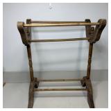 Vintage Wood Quilt Rack