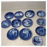 Royal Copenhagen Porcelain Christmas Plates &