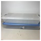 (2) Underbed Boxes/ Storage Containers