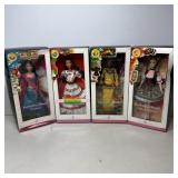 (4) 2006 Pink Label Festival of the World Mattel