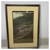 30x22 David Hannah Framed Landscape Print
