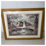 31x25 Vintage Victorian Style Framed Art Print