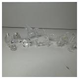 (10) Miniature Hand Sculpted Glass Animals-