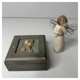 Willow Tree "Hug" Memory Box & Willow Tree With