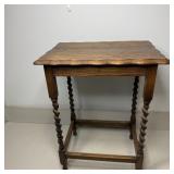 Vintage Victorian French Country Twist Leg Side