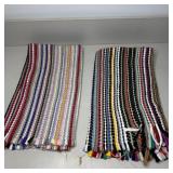 (2) Vintage Rag Rug Door Mat