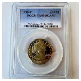 1999-P SBA$1 PCGS PR69DCAM Susan B.