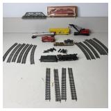 Ho Locomotive, Train Cars, & Tracks- Coca-Cola