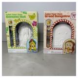 (2) New Paint Your Own Foodie House Sets- Banana