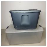 (2) Storage Totes with Lids