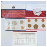 1987 United States Mint Uncirculated Coin Set w/
