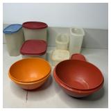Lot 2- Assorted Vintage Tupperware Containers