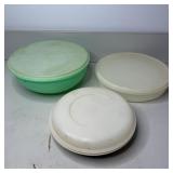 Lot 1- Assorted Vintage Tupperware Containers