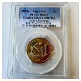 2009 Edge Error PCGS MS65 Native American
