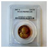 2007-S Sacagawea $1 PCGS PR69DCAM