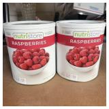 (2) Sealed Nutristore Freeze Dried Raspberries