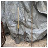 Yard Tools- Shovel, Rake, & Hoe