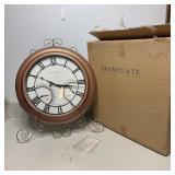 New 24" Frontgate Oxford Outdoor Clock 49685