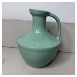 8" Pfaltzgraff Stoneware Speckled Green Carafe