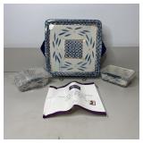 Temptations by Tara Old World Blue Plate &