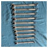 SNAP-ON TOOLS 10 PIECE METRIC COMBINATION 12