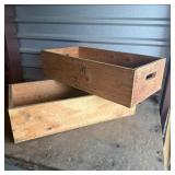 READ (2) Wood Crates