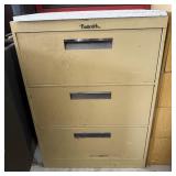 3-Drawer Metal Filing Cabinet