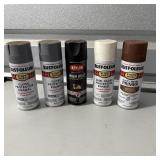 Enamel, Primer, & High Heat spray paint