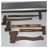 #2 (5) Antique Hand-Forged Blacksmith Tools