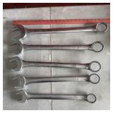 (5) Cobra Industrial Combination Wrenches