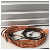 (2) Extension Cords- Orange, Black