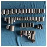 Assorted Sockets- MAC, SS, Craftsman, Huskey,