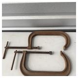 (2) Heavy-Duty C-Clamps