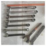 (9) Assorted Wrenches- Snap-On, Bonaloy