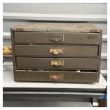 FULL Vintage 4-Drawer Metal Storage Cabinet