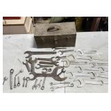 Steel Spanners, Wrenches, & Metal Toolbox