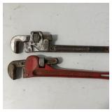 (2) 14' Heavy-Duty Pipe Wrenches- Companion, Trimo