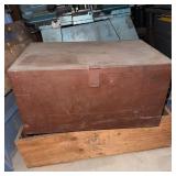 Vintage Red Metal Tool Chest