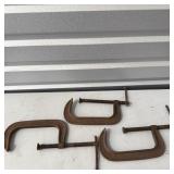 (3) 1480-8' C Clamps