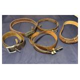 5- Vintage Leather Belts