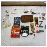 Assorted Fishing Supplies- Fishing Line,