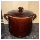 Vulcania Large Bean Pot With Lid Stoneware Made