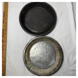 2- Vintage New England Pie Pans